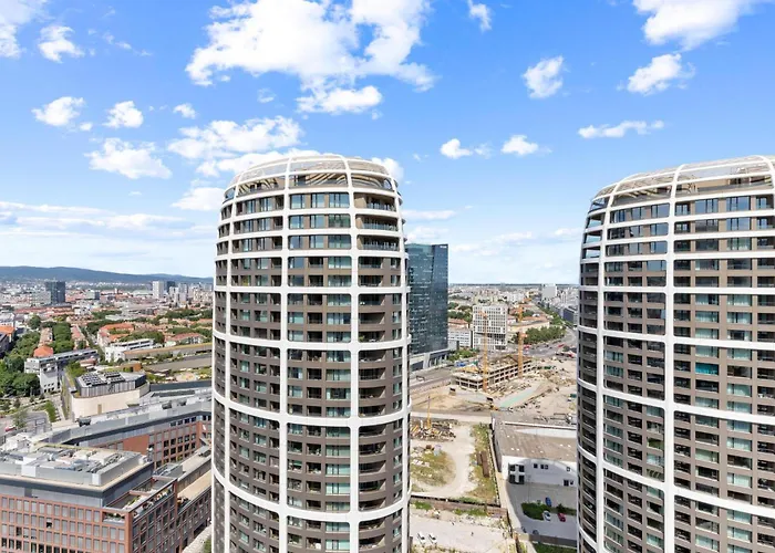 Ah Sky Park 2b - 25floor Free Parking Bratislava