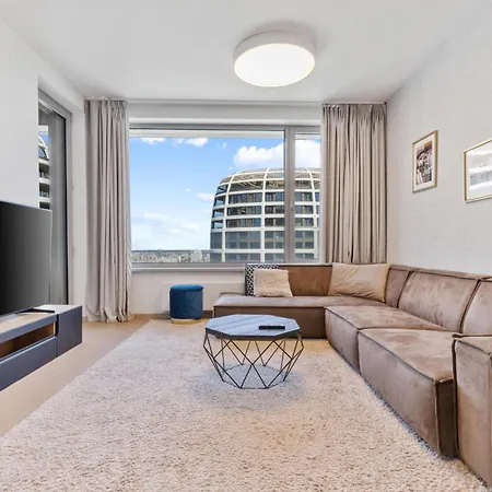 Ah Sky Park 2b - 25floor Free Parking Bratislava